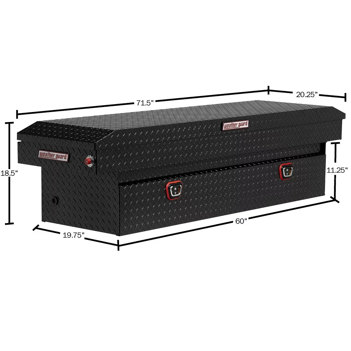 Guard 127-5-03 in Box,Black,Non-Adjustable,72 Truck Weather