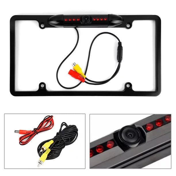 Rearview Backup Camera DDX-512 for Waterproof Kenwood Plate License DDX512 Black