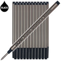 113 105158 - Replacement Rollerball - Measures Montblanc 4.44 Long Jaymo in Pen for mm / 24 - Black Refill