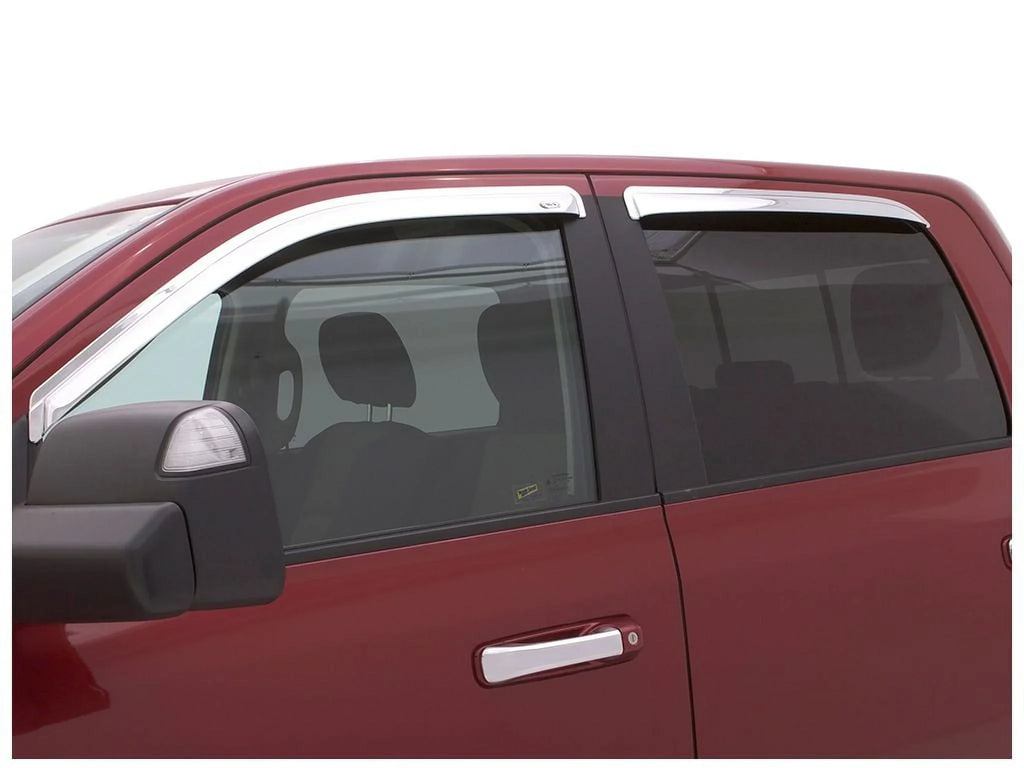 Xd, Sv/Sl/Platinum with 2017-2019 Ventvisor 2021 (AVS) Reserve - Auto Outside RealTruck Window Compatible Mount Titan Nissan Titan Chrome Select: 2Pc Front Nissan Ventshade by