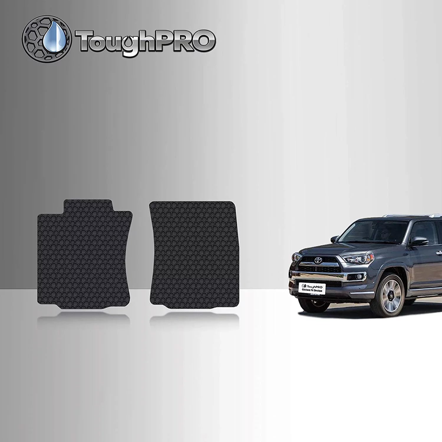 with TOUGHPRO 4Runner 2021 Compatible Mat - Floor Accessories - Row Weather - Toyota (Front All Set) Heavy Duty