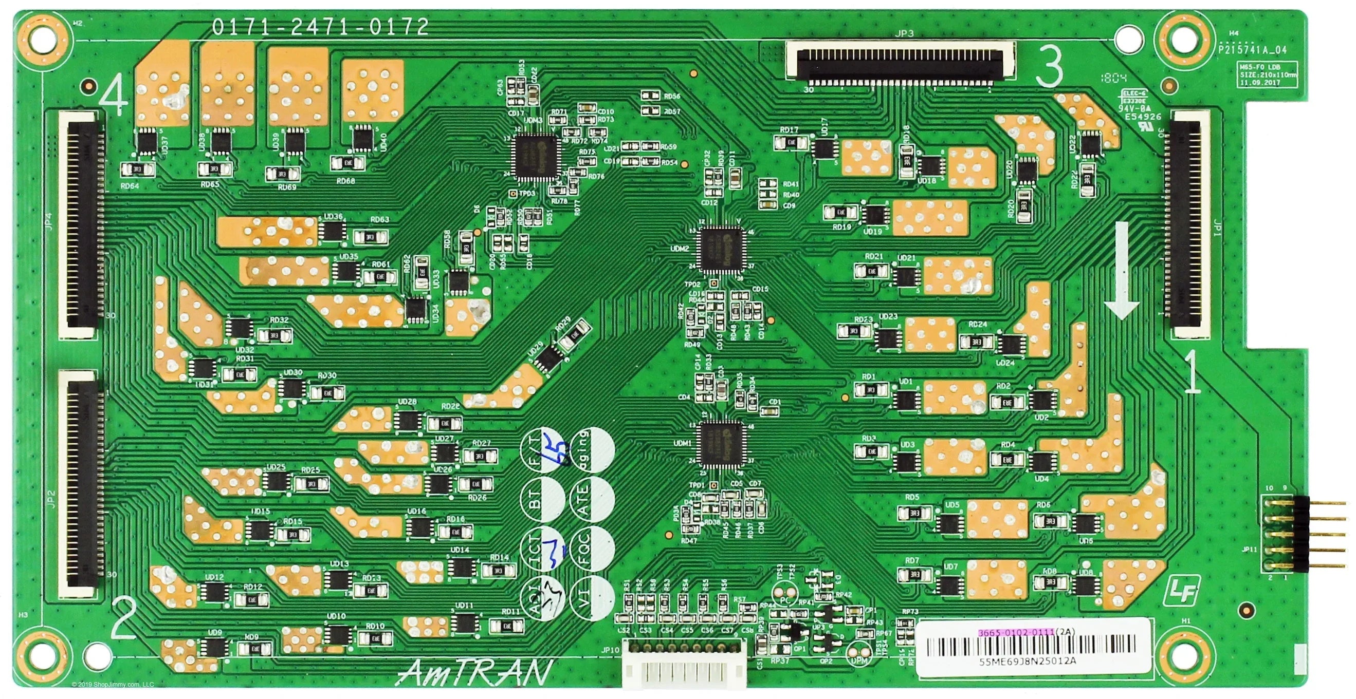 Driver LED Vizio 3665-0102-0111