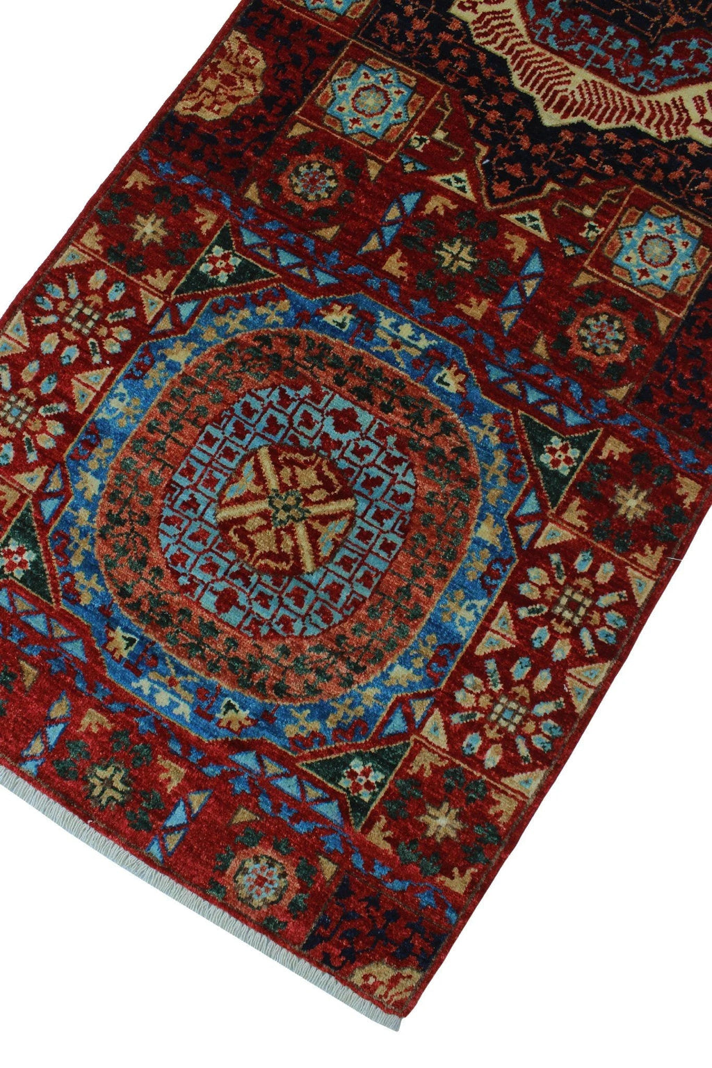 2'7" Runner, Aria 17'8" Lenora x Red/Blue