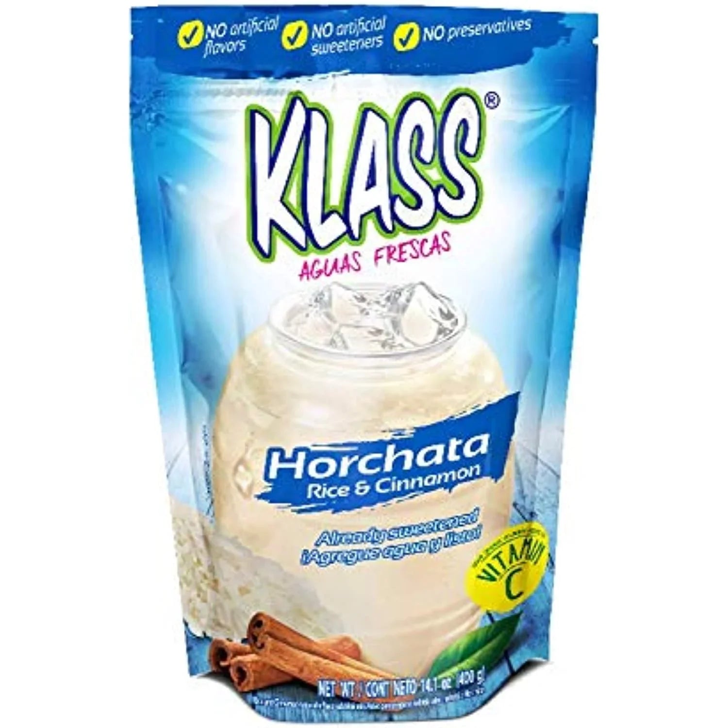 14.1 Instant Mix, Sweetened Drink Rice Oz Aguas Horchata Cinnamon (6) Klass And Frescas