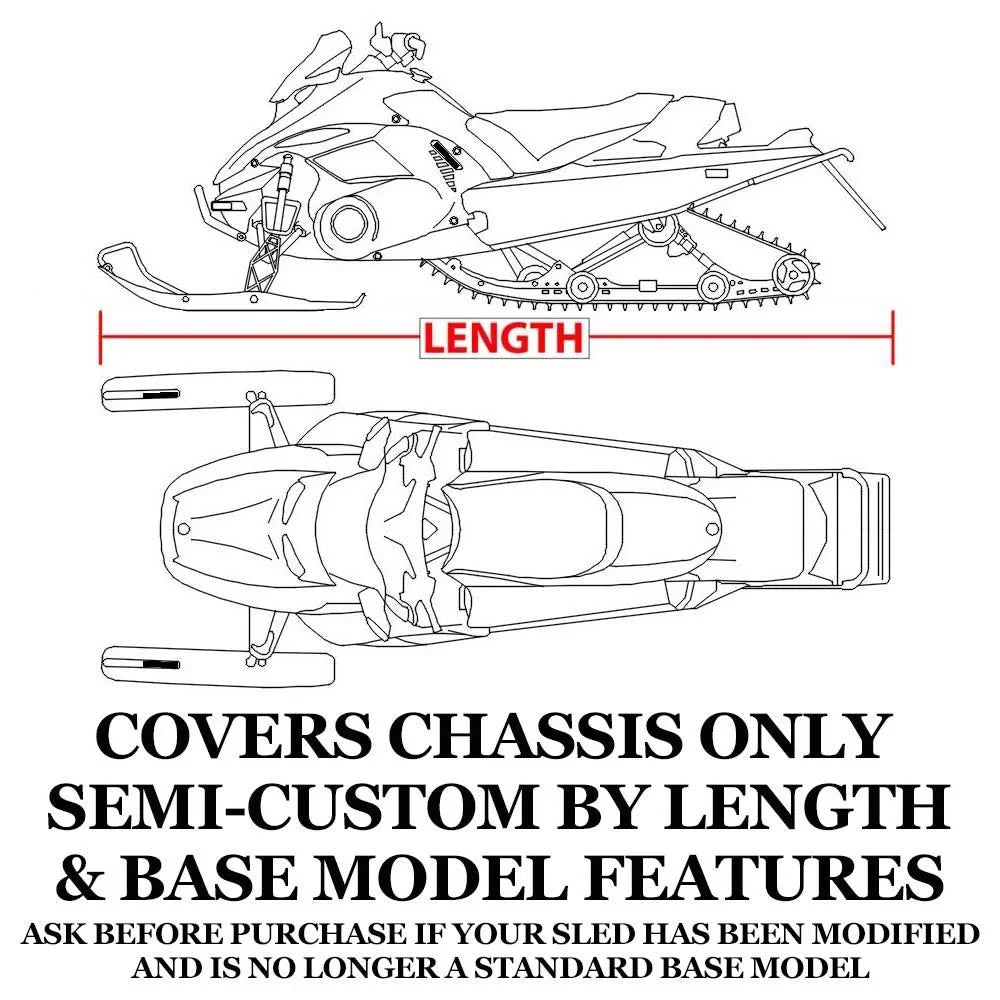 Compatible Bombardier GSX Doo model Ski 2008-2008 for HO Sled Cover Snow 600 600 Denier snowmobile Gear Machine Snow SDI, LIMITED Trailerable