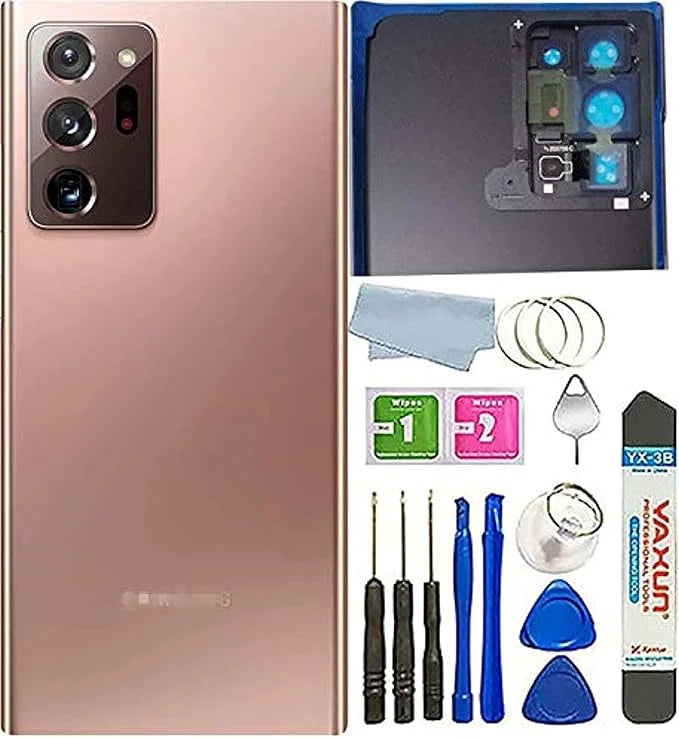Lens 20 20 Samsung Camera Note Ultra + Parts Waterproof Housing Replacement and Cover Tools(Bronze) Door with Tape Note Ultra Galaxy Galaxy for Back Glass Glass 5G
