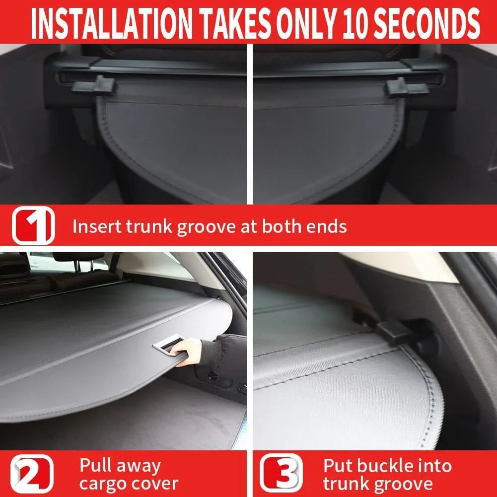 2020 Shade, SUV 2018 Tucson Hyundai 2017 Accessory 2019 Black Rear Retractable Trunk Cover Privacy Tucson for Cargo Fit Hyundai 2016-2021 2016 Shield 2021