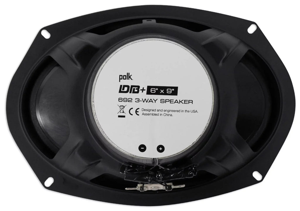 DB692 Audio Car 6X9" Marine/ATV/Motorcycle/Boat Speakers+Headphones 2) Polk 450w