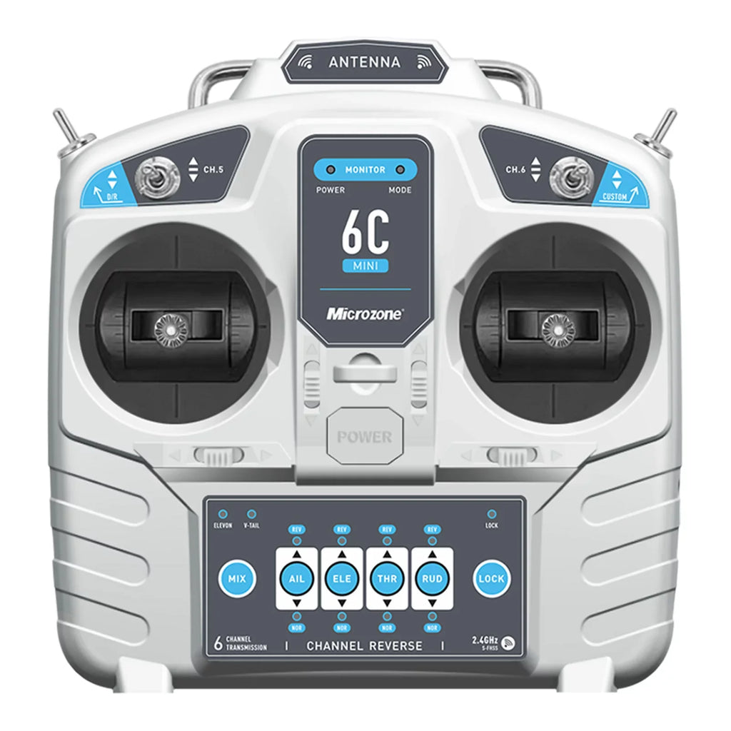 RC Microzone 6CH Mode for Remote Helicopter Controller Multirotor 2 Airplane Boat Car Drone