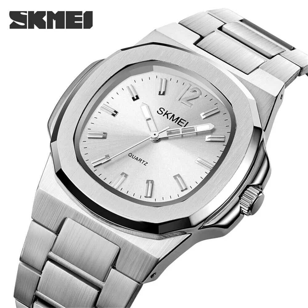 Steel Male Gold Watch Business Luxury Gift For Wristwatch Men Quartz