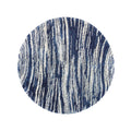 7'10" Ultimate Gertmenian Plush Whipt Area 8' Shag Round Blue Rug Shag