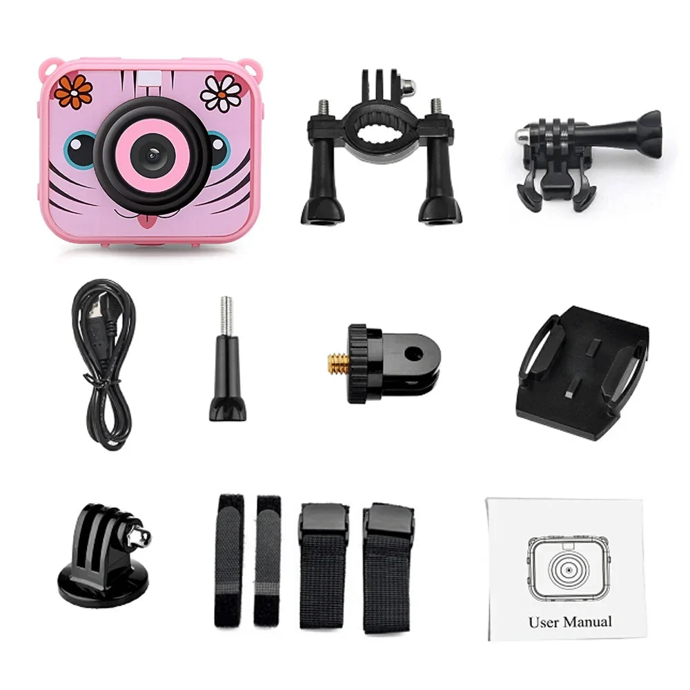 Video Battery 30m 12mp 1080p Present New New Waterproof Camera 1080p Year Built-in Kids Camera Children Video Battery Year Built-in Camera,Camera Present 12mp 30m Camera
