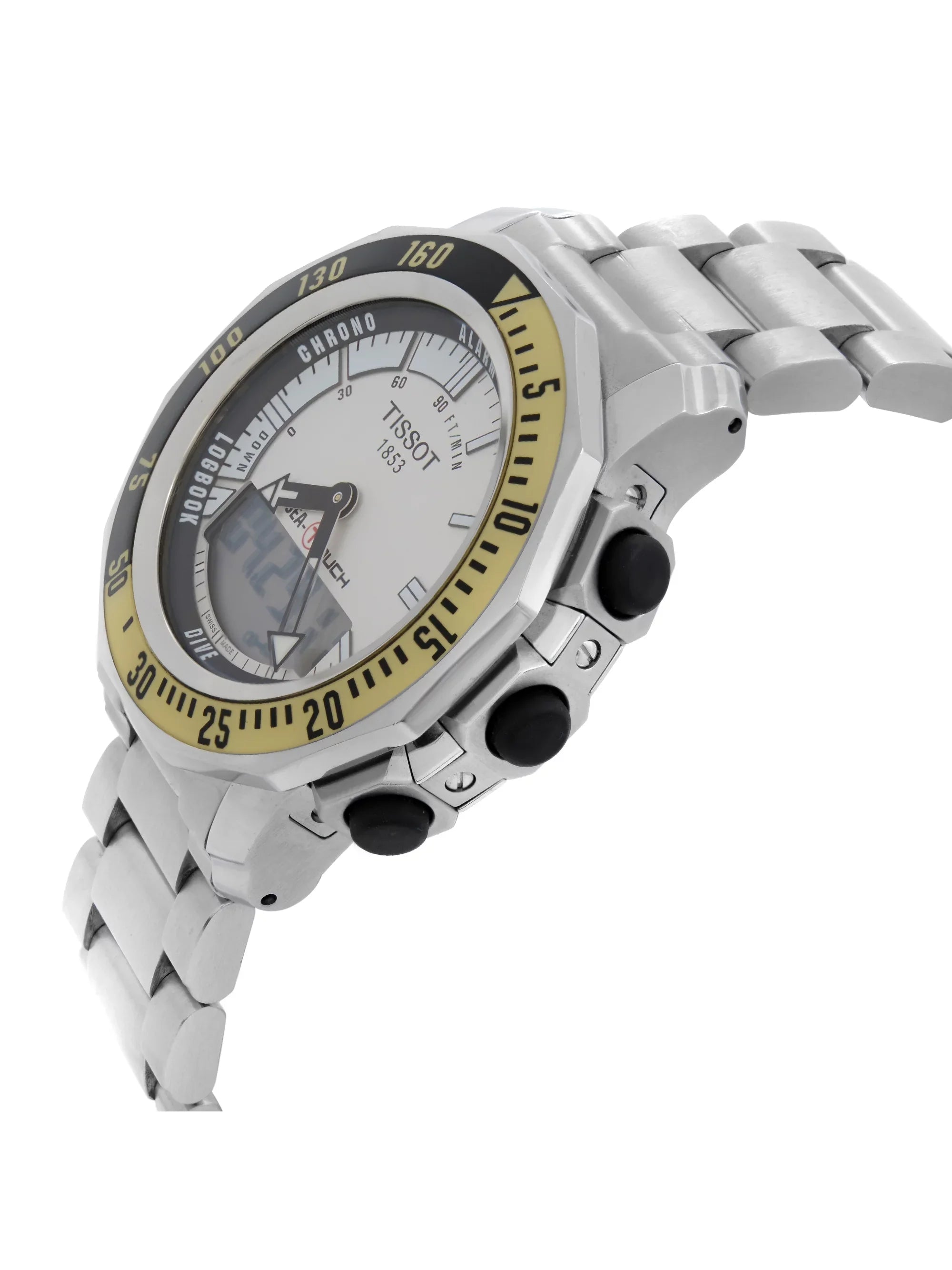 Watch Dial T026.420.11.031.01 Quartz Silver Mens Steel Tissot Pre-Owned Sea-Touch