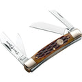 BOKER DROP BONE SET CARBON KNIFE SERIES STEEL 2.12" TRADITIONAL POINT