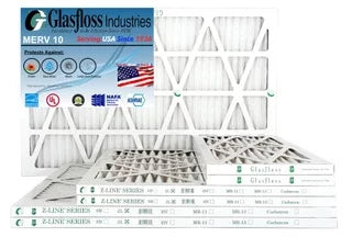x -Qty:4 Air Glasfloss Made MERV Filter 24x36x1 (Actual 35.5x7/8 Furnace 10 - in Size: - inch) USA 23.5 -