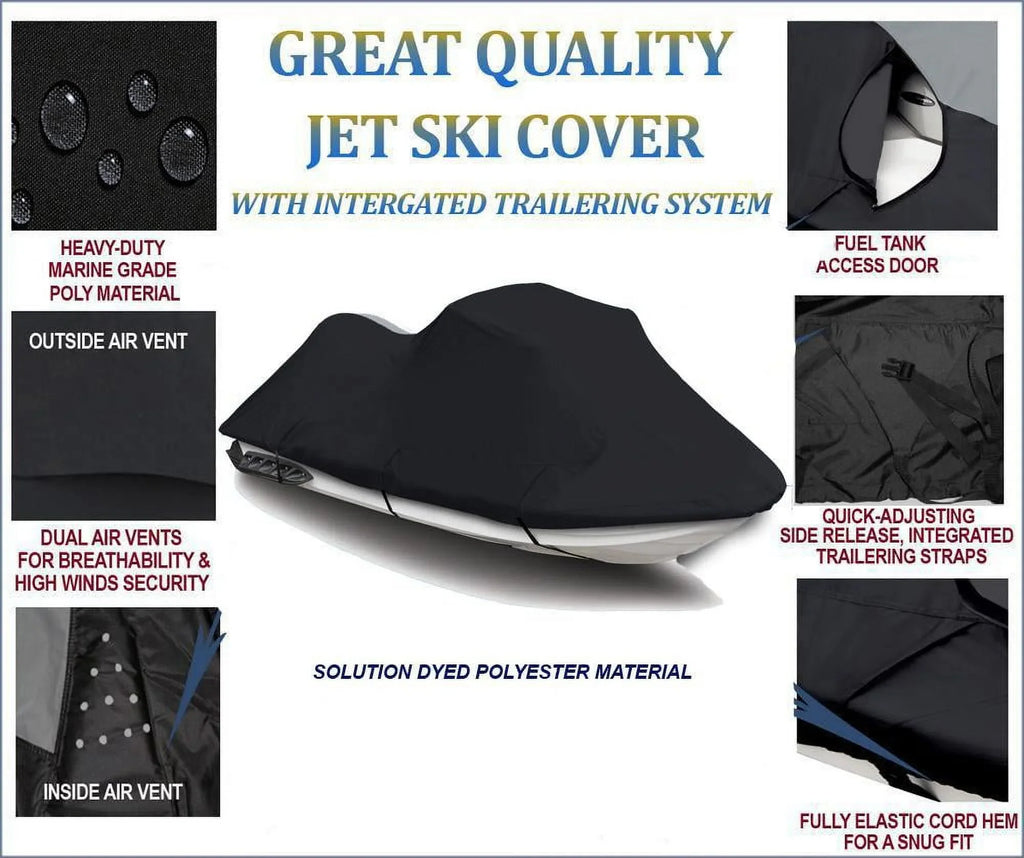1996 SKI 700 1994 OF JET JET Seater 1995 TOP THE Compatible 750 BLACK 1997 PWC Cover SL 1993 1992 LINE COVER SKI for POLARIS 1-2