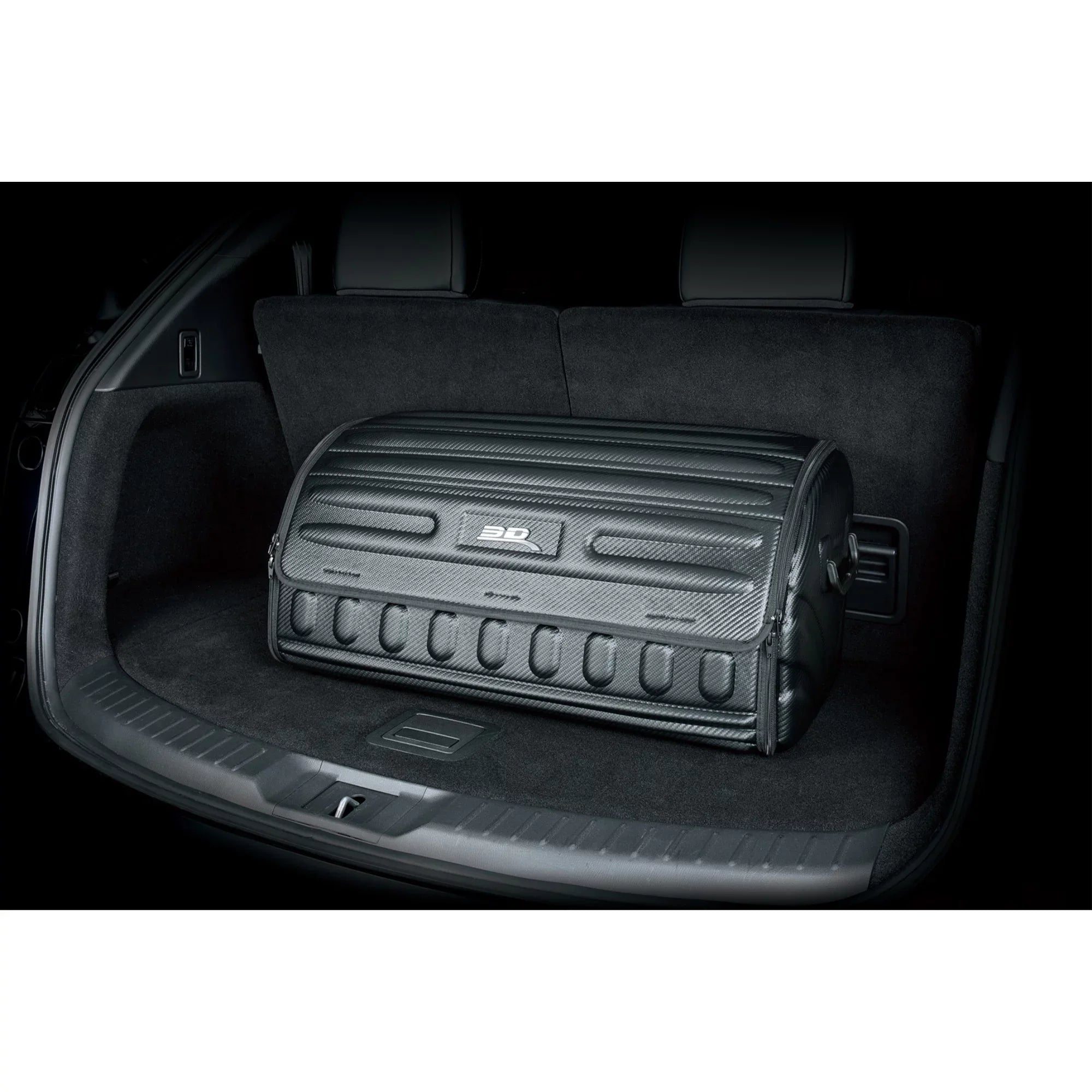 3D Multipurpose (27.5 Series Organizer, 12.5 Foldable Fiber x in. in.) Vehicle Handy in. 12 OUTDOOR Carbon Texture MAXpider x Trunk