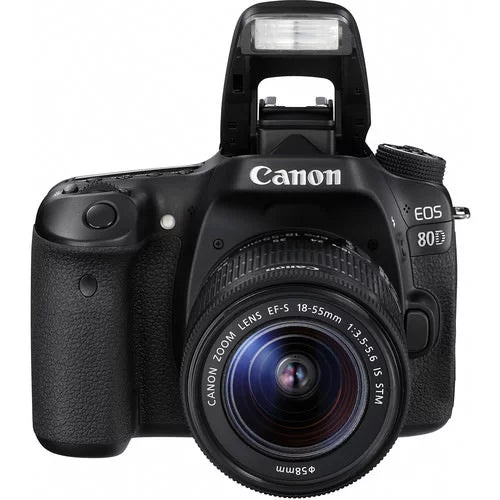 Kit 80D Lens Canon + DSLR EOS with Essentials Expo 18-55mm Camera 64GB