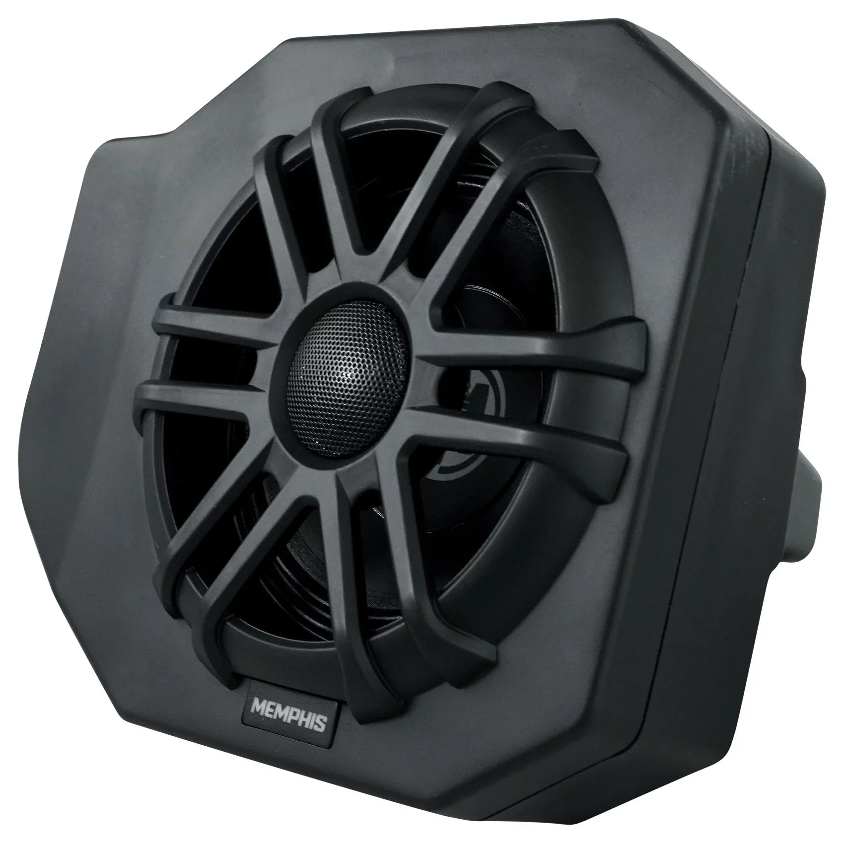 Audio RNGR65FE Pair For Ranger Polaris 2018+ Speakers+Amp Tower Memphis Pods+LED