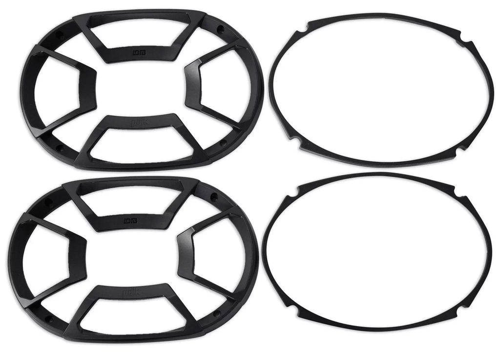 DB692 Audio Car 6X9" Marine/ATV/Motorcycle/Boat Speakers+Headphones 2) Polk 450w