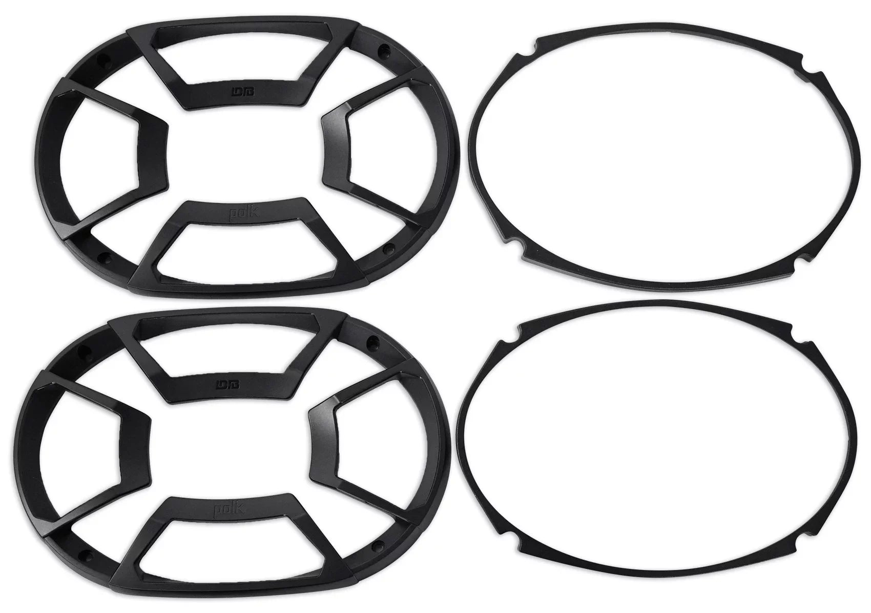 DB692 Audio Car 6X9" Marine/ATV/Motorcycle/Boat Speakers+Headphones 2) Polk 450w