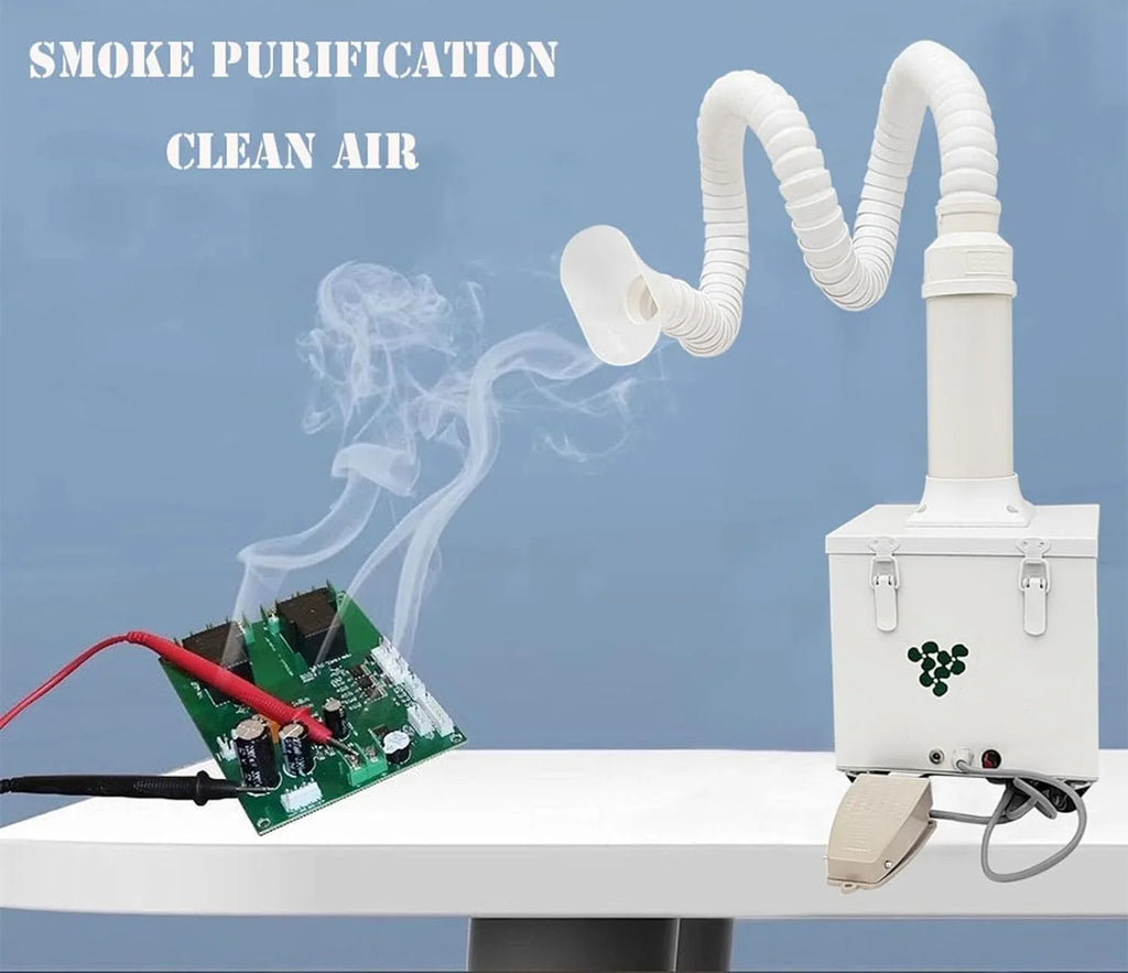 Extractor Welding Dry 12V Welding Switch Fume with Smoke Smoke Purifier Foot Purifier Portable