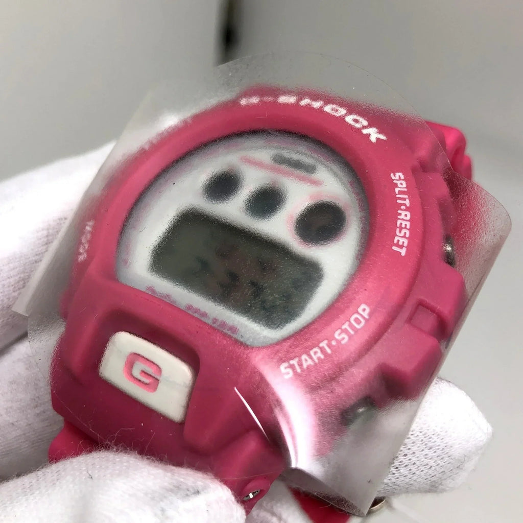 Quartz Pink Eyes Post DW-6900BMO-9JR (Good) Men's Pre-Owned Pet G-SHOCK Collaboration Store Three ITJT9ZWV73LU Watch CASIO Mikunigaoka White