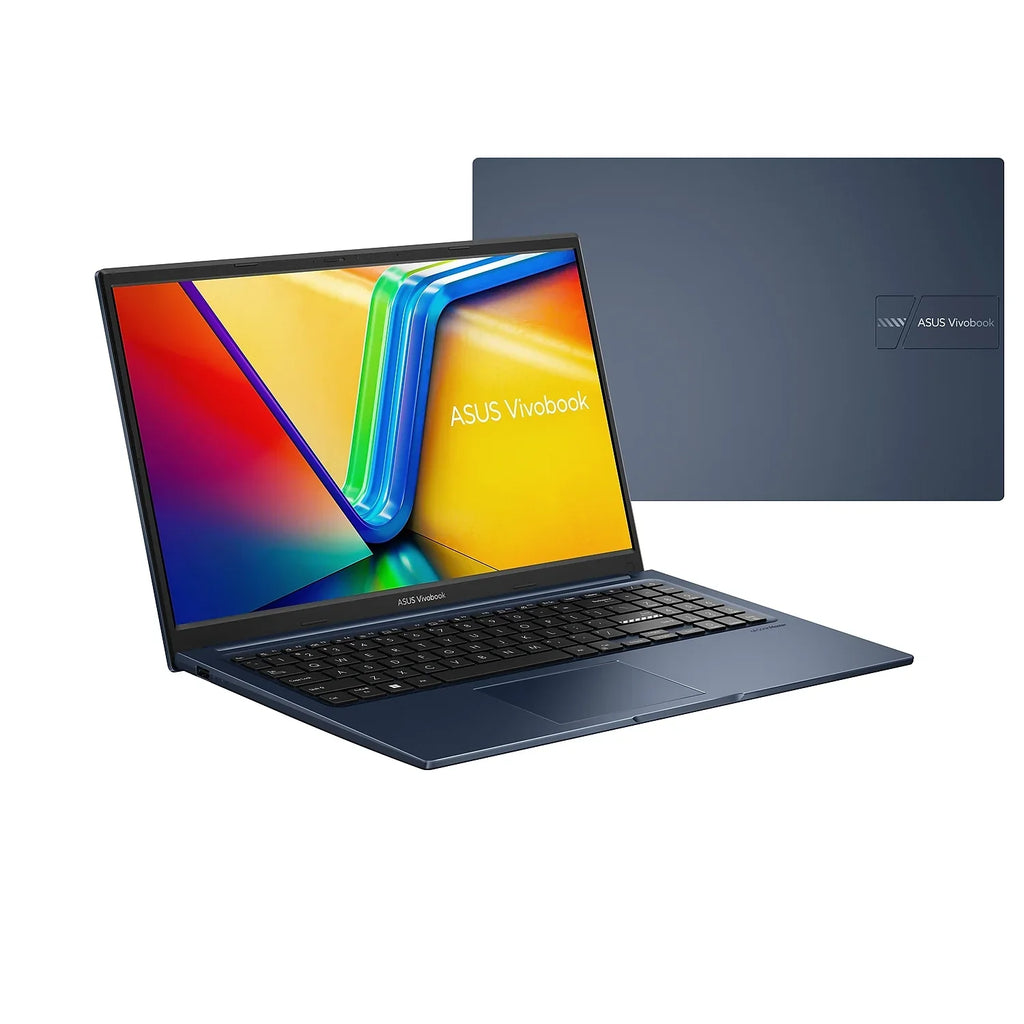 8GB Home 11 15.6" ASUS Vivobook SSD Windows Laptop Memory 256GB Blue Core Quiet Intel i3-1215U