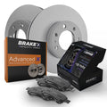 Piece Kit Liberty For Premium | X Set 6 Advanced [Rear] Jeep Pads 3.7 and 2003 | Replacement Disc Brake Ceramic Brake X Rotors