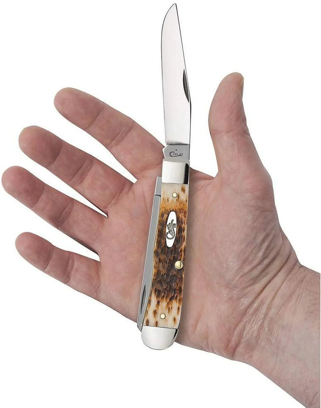 Amber Bone CV Case Knife Trapper Pocket