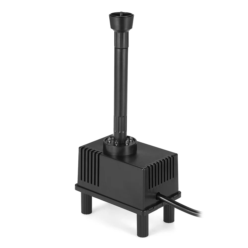Fish Fountain Light Garden for Submersible Pond 600L/H Water Pump Bird Aquarium LED Lixada AC 10W Bath
