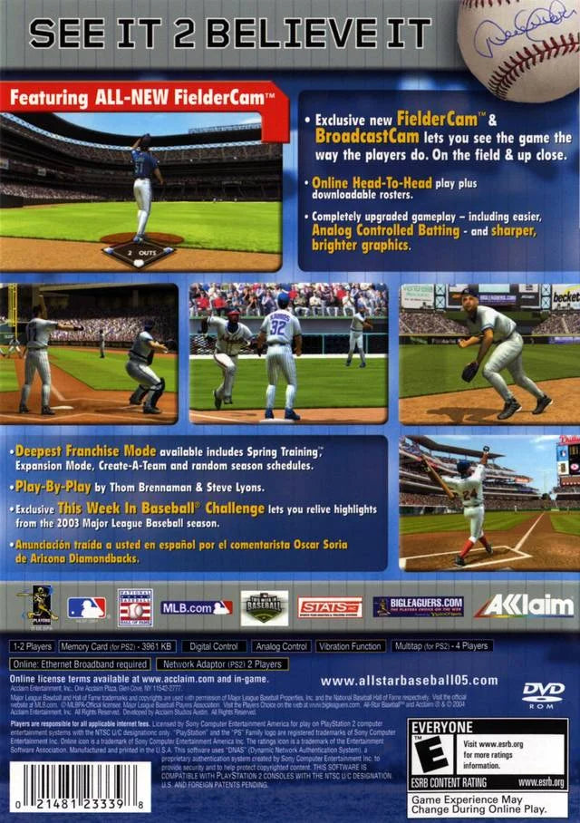 Star 2005 Baseball PS2 All