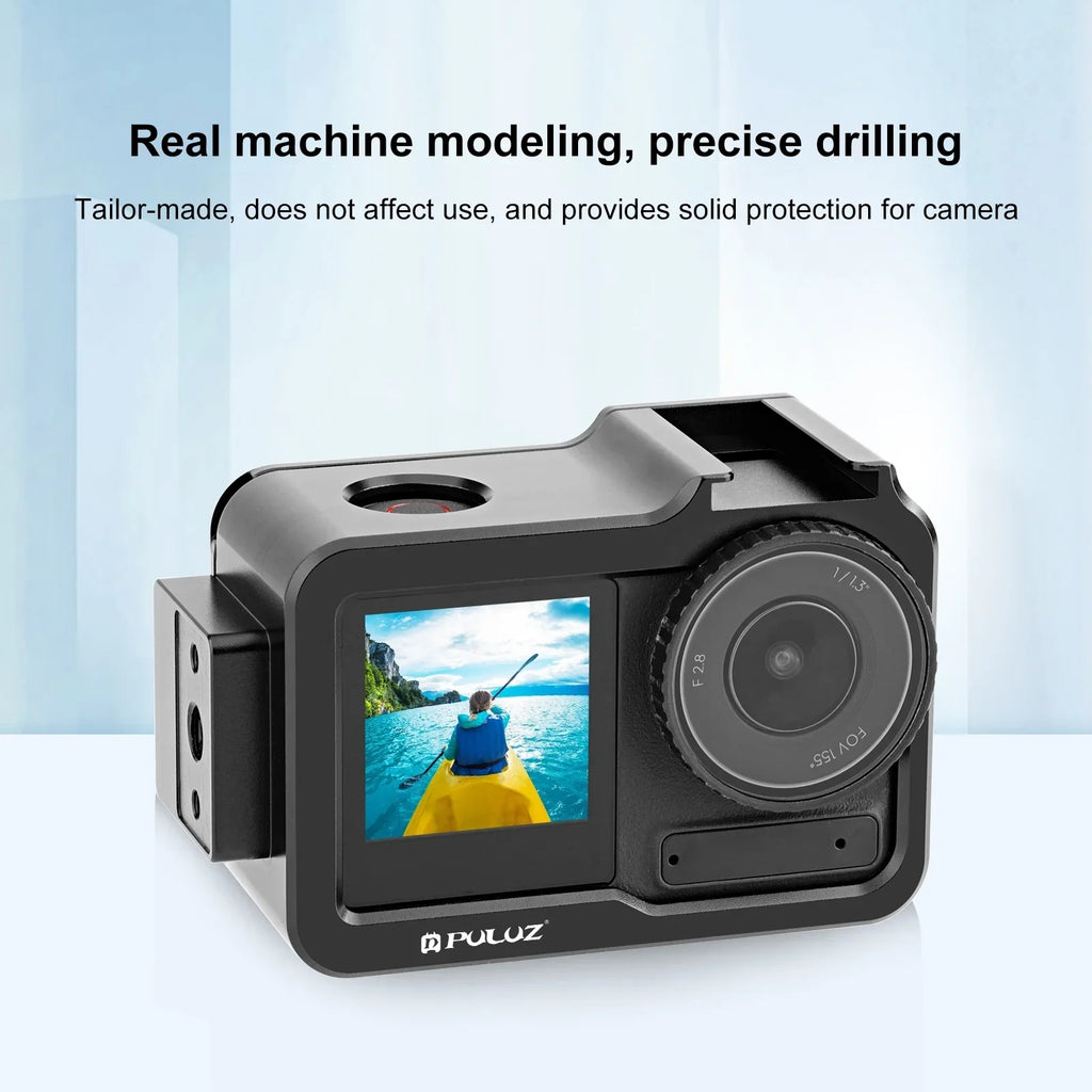 for Alloy Camera Aluminum DJI Frame Cage Protective PULUZ for Camera 4/3,