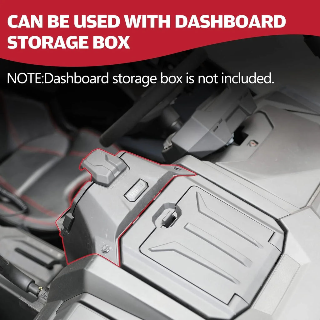Storage Polaris Box PRO Holder UTV Tablet Electric RZR A XP Organizer for PRO with & Device