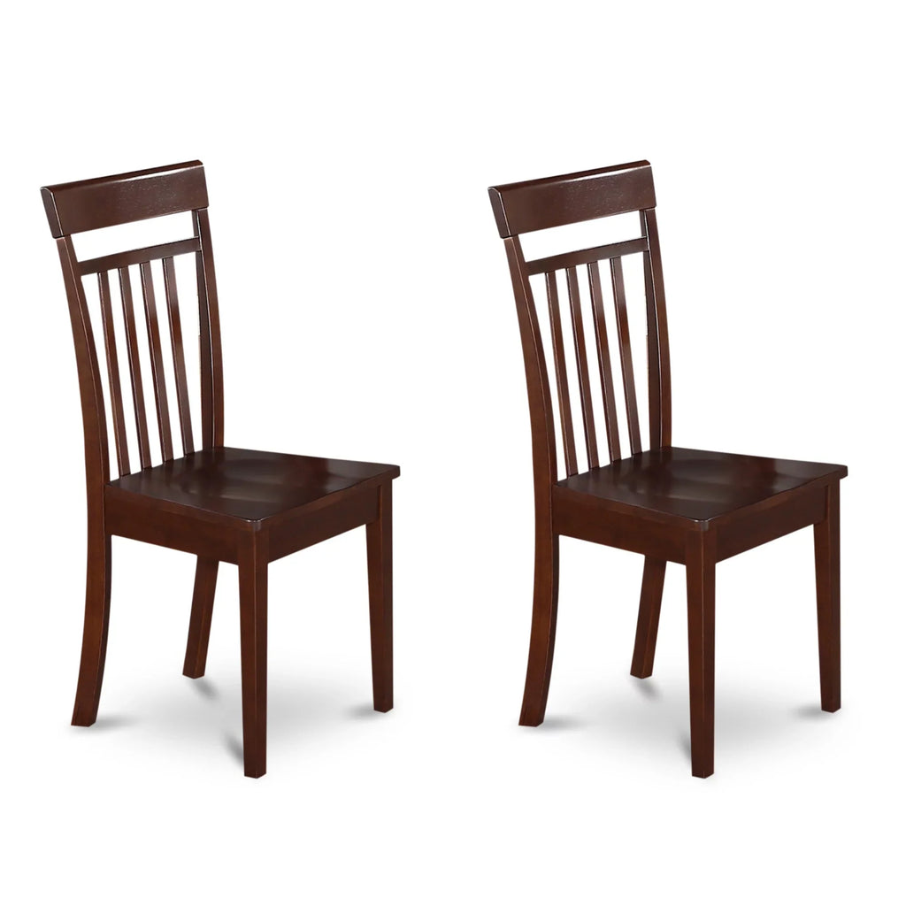 Pc Chairs Kitchen 7 Kitchen 6 Tables set- MLCA7-MAH-W and Dining nook