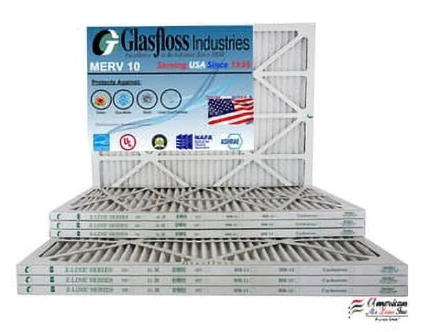 4 - - USA Filter Furnace inch) 10 in - 12x36x1 11.5 Glasfloss Made MERV Air x - (Actual Pack Size: 35.5x7/8 of