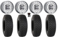Can-Am Wheels Talon Cut Delta Tires Maverick MetalFX 33" / Pioneer Gm 15" / DX440 Honda Contrast 1000 X3