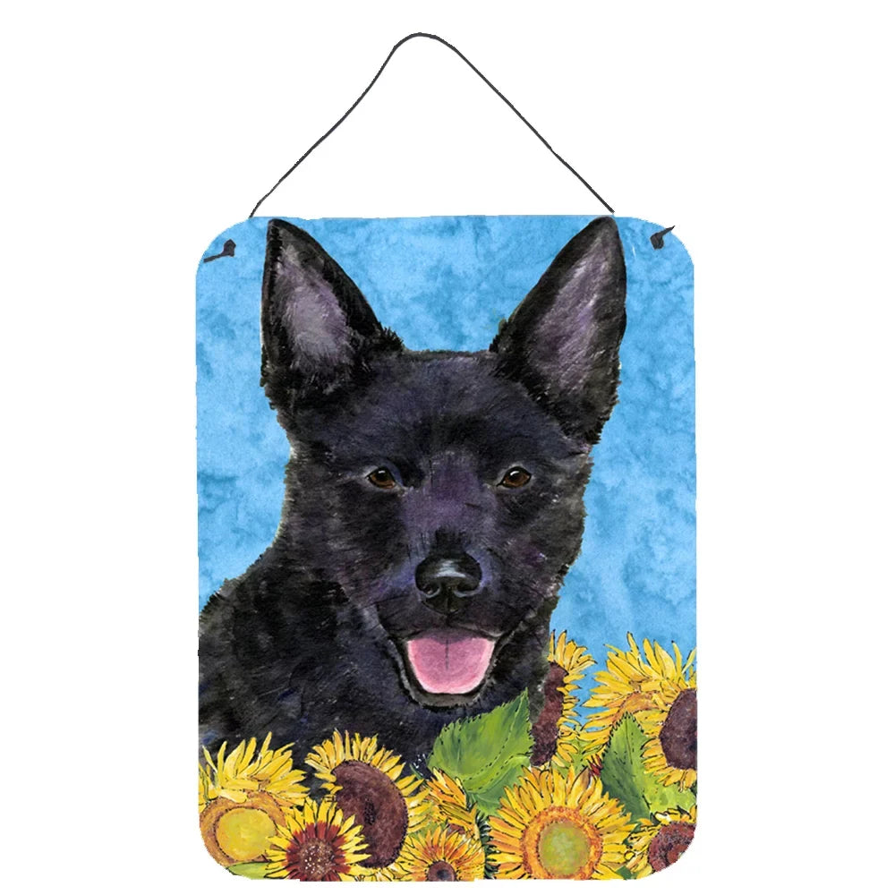 Prints, Summer or Australian Wall 12x16, Hanging multicolor Treasures Carolines Door Flowers Kelpie in SS4131DS1216