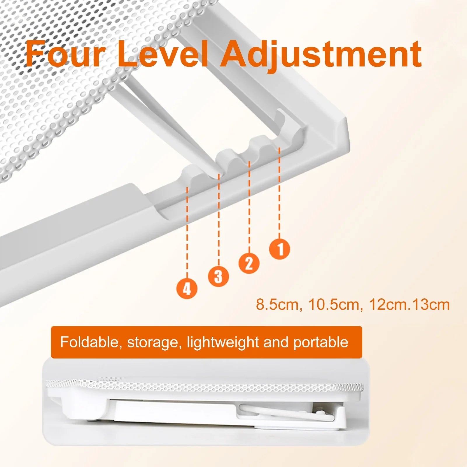 with and USB Fan Cooling 10-15.6 Strength 2 Inch Laptop Ports Adjustable Fan, Htovila