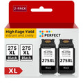 Blacks, Ink Ink (2 TS3500 TS3522 TR4700 Printers TR4722 Black PG-275XL TR4720 Cartridge Fit for PIXMA Canon PG-275 for 2-Pack) TS3520