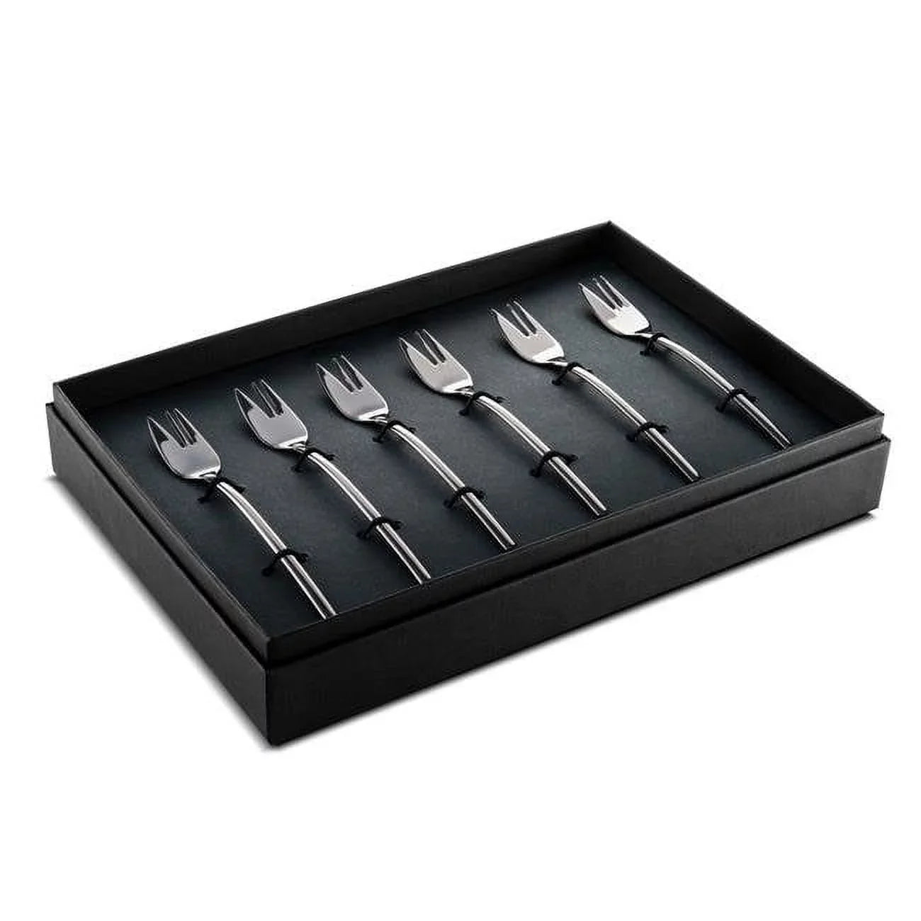 Oro of Cake Nero Pack Fork - Due 6