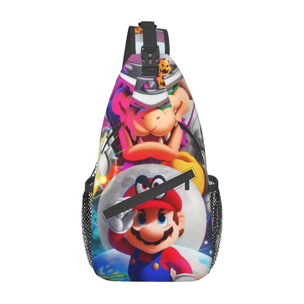 Sling Bag Mario Crossbody Chest Bags Odyssey Daypack Travel Unisex For Hiking Gifts Shoulder Women Backpack Men Super