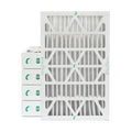 by Pleated x Filters Size: 23-3/8 11-3/8 3-3/4 10 MERV ( HVAC Exact ) 5 Air Quantity x 12x24x4 Glasfloss.