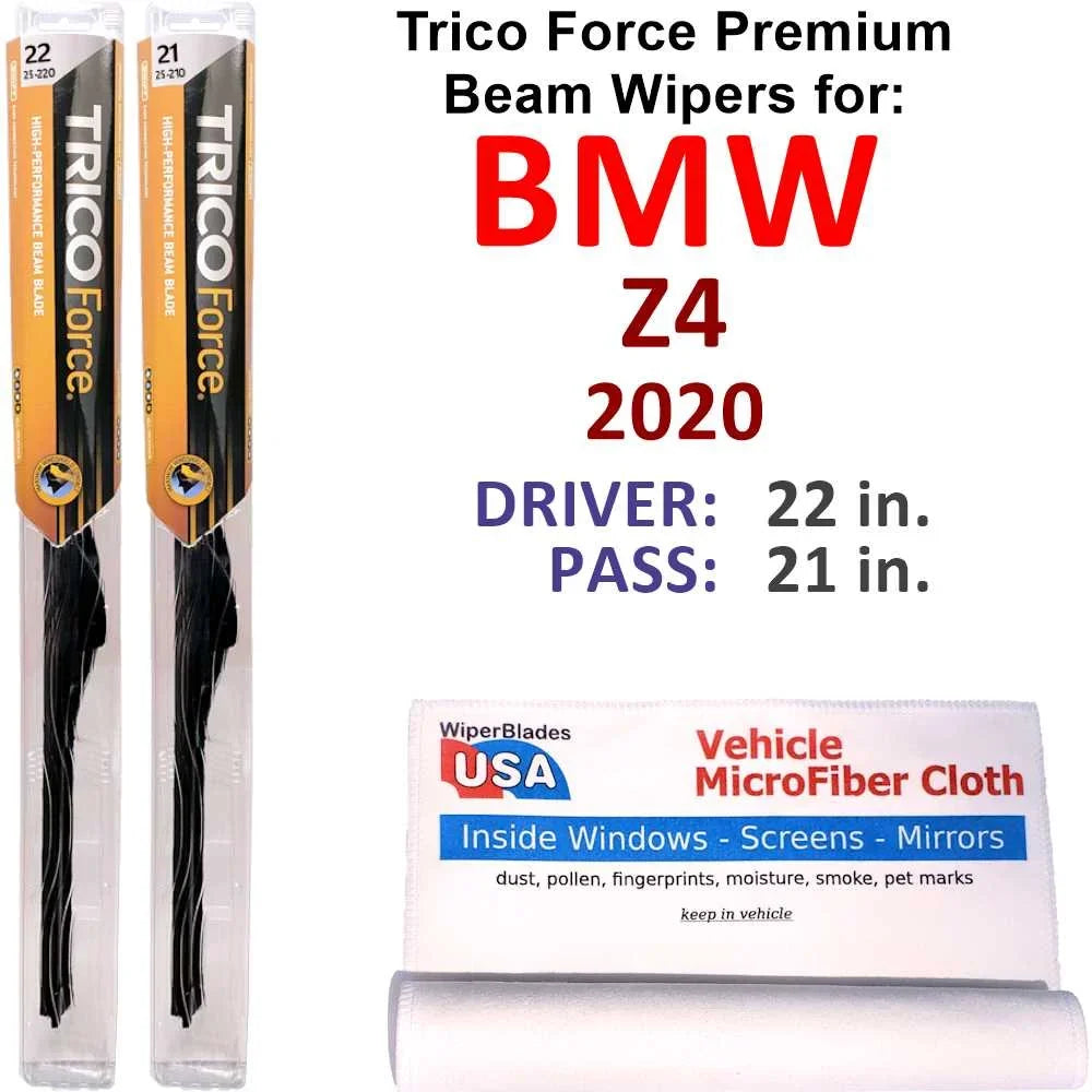 (Set Performance of 2020 BMW Beam Wipers 2) Z4