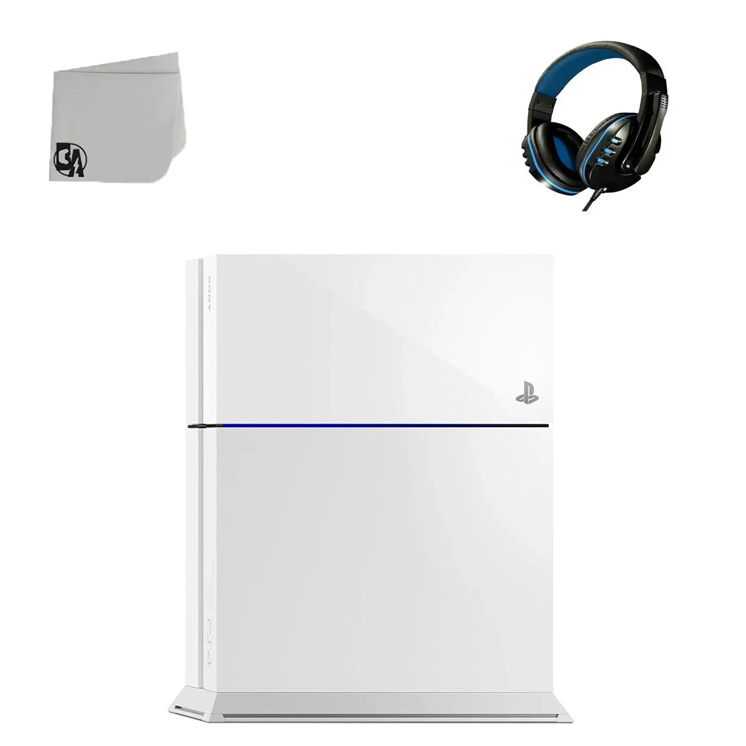 Bundle White Console Used BOLT 4 Only PlayStation 500GB AXTION Set Sony Head Gaming Gaming with
