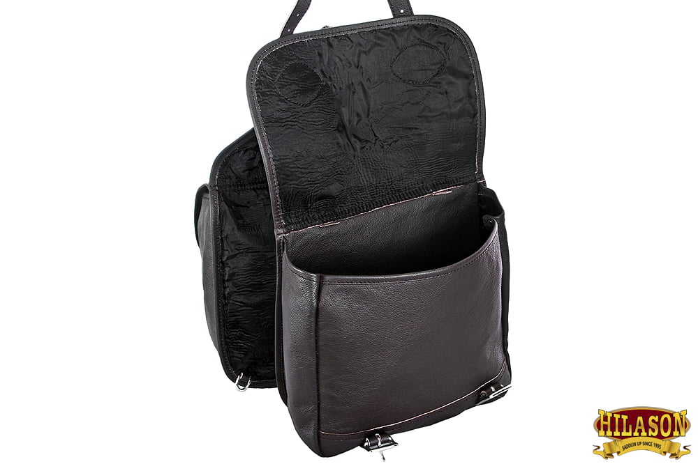 Saddle Leather Hilason For Trail Horse Bag??Leather 98HS Chap