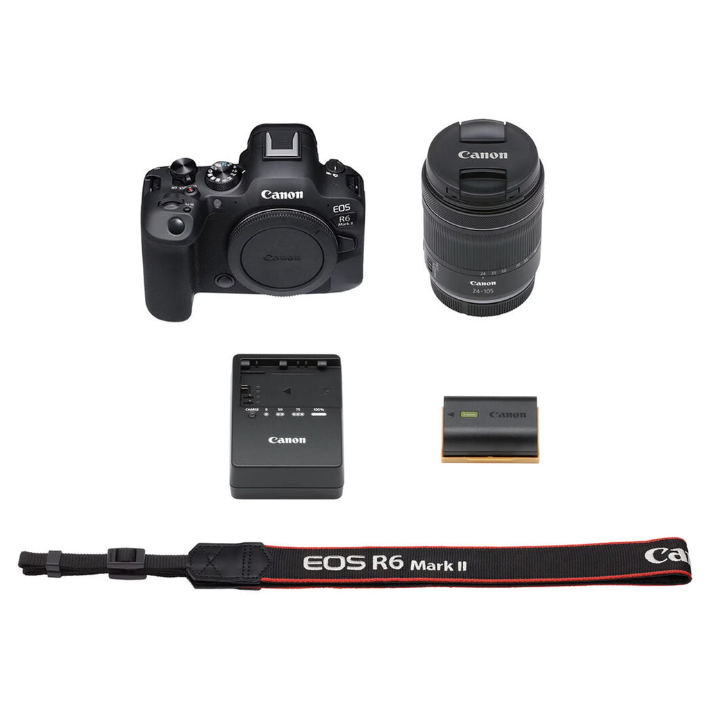 Lens R6 Case+ 24-105mm More EOS + Steady Mark Pack Canon Mirrorless 64GB Memory Tripod+ (30pc STM + + II + Bundle) Software Camera Pod RF with Grip f/4-7.1 Digital