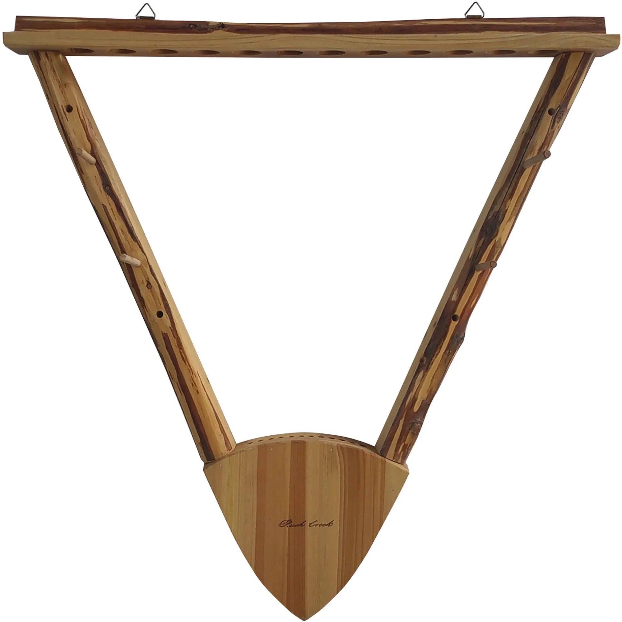 12 - Archery Arrow Wall Rack Rustic Compound Storage 2 Creek Rush Creations Bow