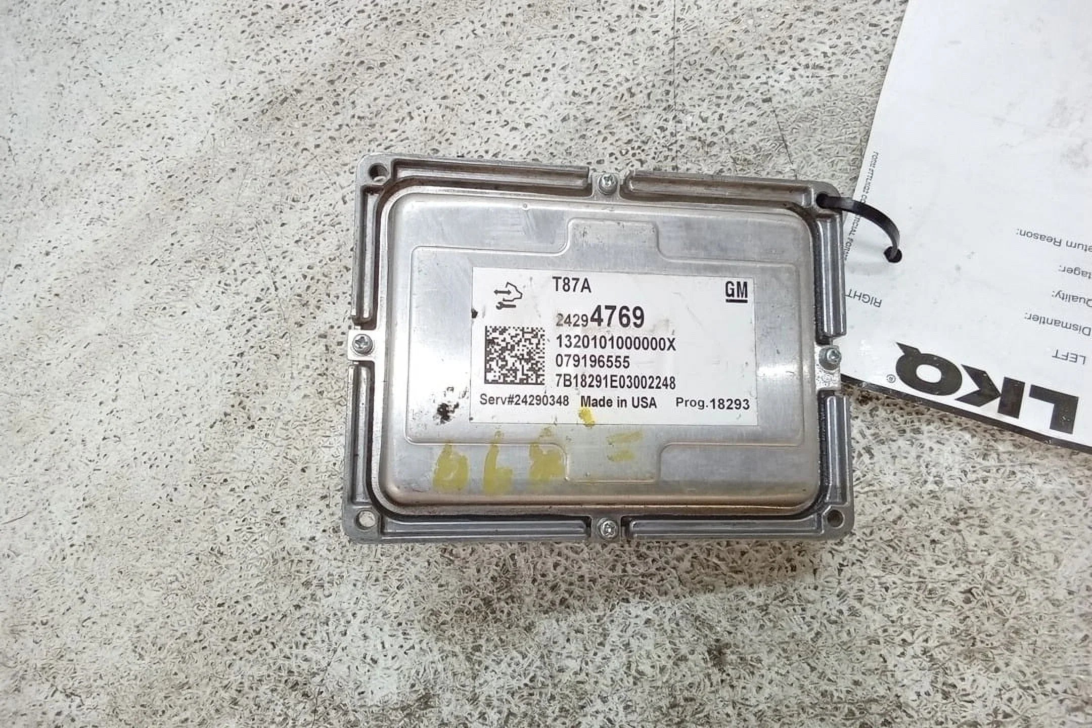 Pre-Owned Control Module Express 2019 2500 (Good) Chevrolet Van OEM Transmission 24294769