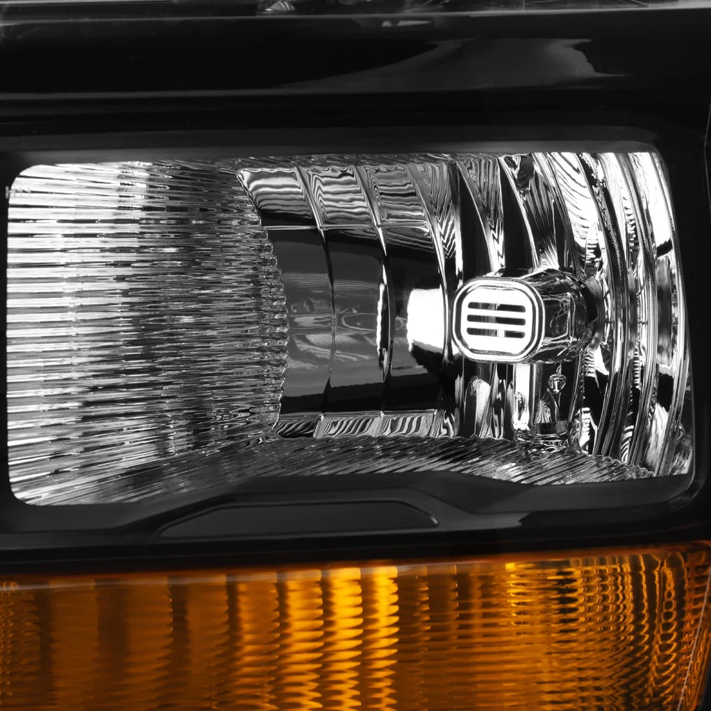 Ford - OE Headlight [Halogen F150 Housing Left Pickup Black Driver 2023 AKKON Fit 2022 Headlamp Type] 2021 Truck Style Side